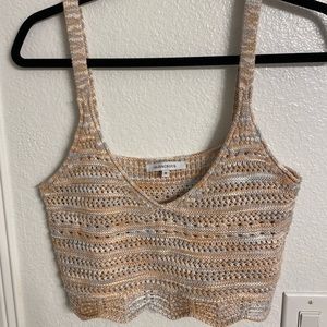 Crochet Knit Crop Top